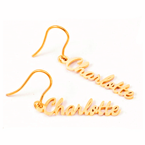 personalized word earrings replica wholesale custom brand name necklace jewelry manufacturer co. ltd china